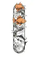 fish tattoo design idea