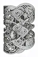 bracelet tattoo design idea