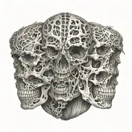 spinal tattoo design idea