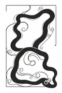 snake tattoo design idea
