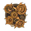 henna tattoo design idea