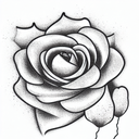 Flower tattoo design idea