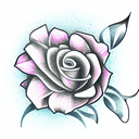 Flower tattoo design idea