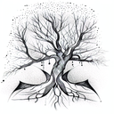 Tree tattoo design idea