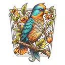 bird tattoo design idea