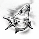 Shark tattoo design idea