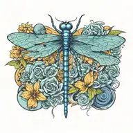 dragonfly tattoo design idea