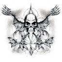 Grim Reaper tattoo design idea