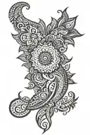henna tattoo design idea