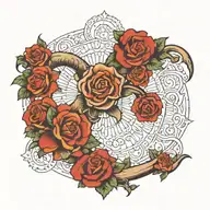 spinal tattoo design idea