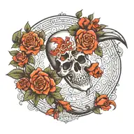 spinal tattoo design idea