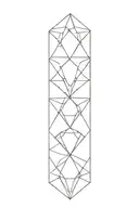 diamond tattoo design idea