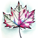 Maple Leaf tattoo design idea