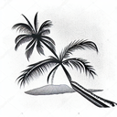 Palm Tree tattoo design idea