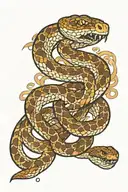 snake tattoo design idea