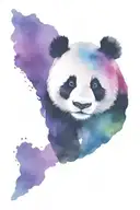 panda tattoo design idea
