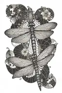 dragonfly tattoo design idea