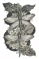 dragonfly tattoo design idea