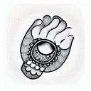 Hamsa Symbol tattoo design idea