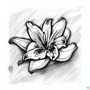 Lily tattoo design idea