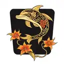 dolphin tattoo design idea