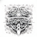 Crampus tattoo design idea