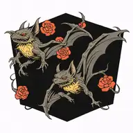 bat tattoo design idea