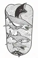 shark tattoo design idea