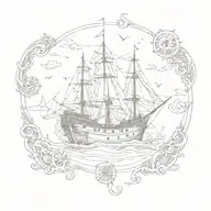 nautical tattoo design idea