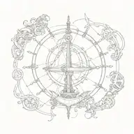 nautical tattoo design idea