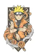 Naruto tattoo design idea