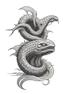 Dune Sand worm tattoo design idea