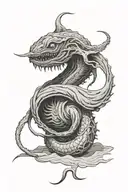 Dune Sand worm tattoo design idea