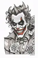 joker tattoo design idea