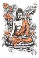 buddha tattoo design idea