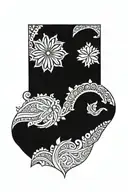 henna tattoo design idea