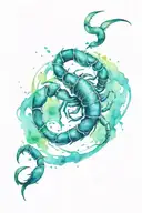scorpio tattoo design idea