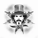 Doc Holliday tattoo design idea
