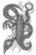 scorpio tattoo design idea
