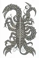 scorpio tattoo design idea