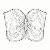 breast tattoo design idea