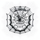 Spider Web tattoo design idea