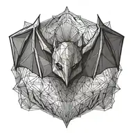 bat tattoo design idea