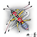 grasshopper tattoo design idea