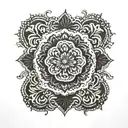 henna tattoo design idea