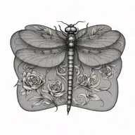dragonfly tattoo design idea