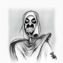 Grim Reaper tattoo design idea