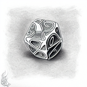 Dice tattoo design idea