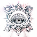 Third Eye tattoo design idea