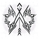 Arrow tattoo design idea